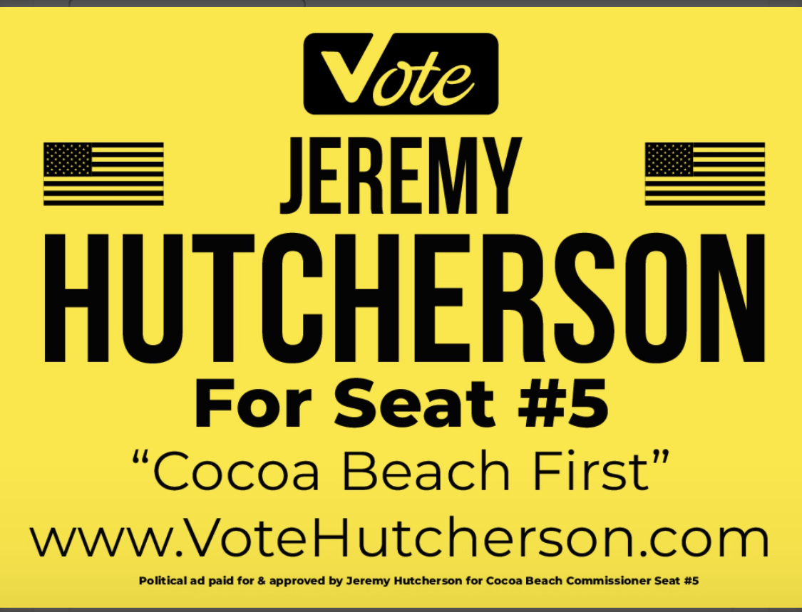 Hutcherson For 5 – Cocoa Beach commissioner seat 5